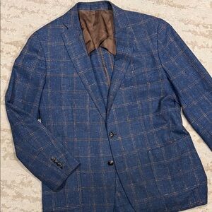 Peter Millar Sport Coat, wool/silk/linen 44R well made!